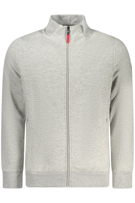 NORWAY 1963 FELPA CON ZIP UOMO GRIGIO