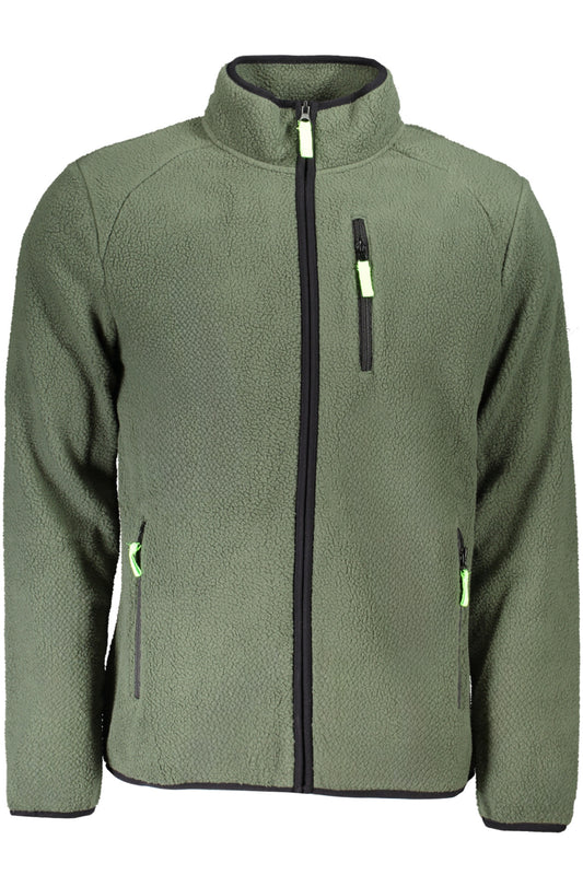 NORWAY 1963 FELPA CON ZIP UOMO VERDE