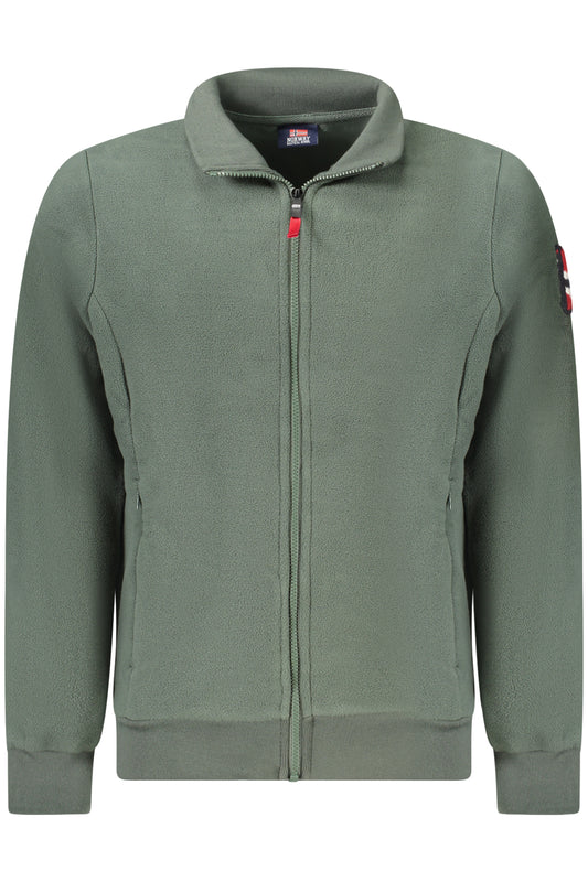 NORWAY 1963 FELPA CON ZIP UOMO VERDE