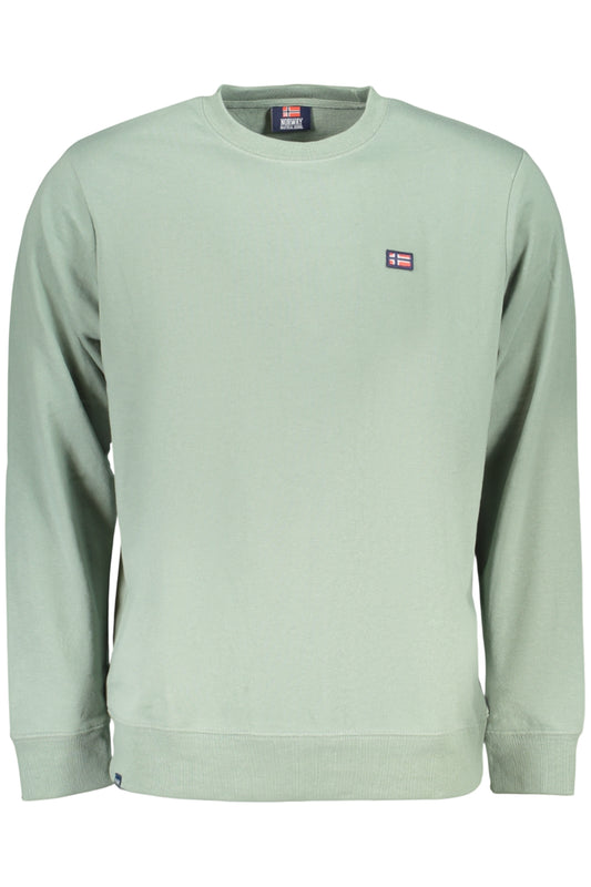 NORWAY 1963 FELPA SENZA ZIP UOMO VERDE