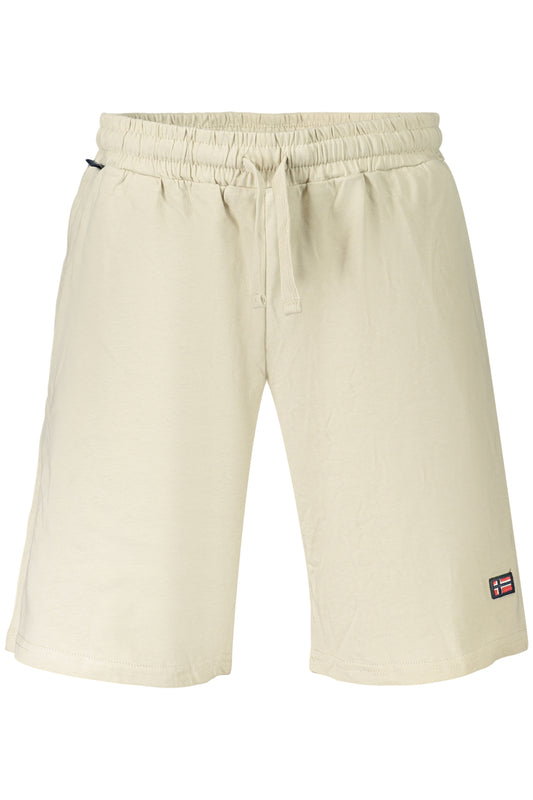 NORWAY 1963 PANTALONE BERMUDA UOMO BEIGE