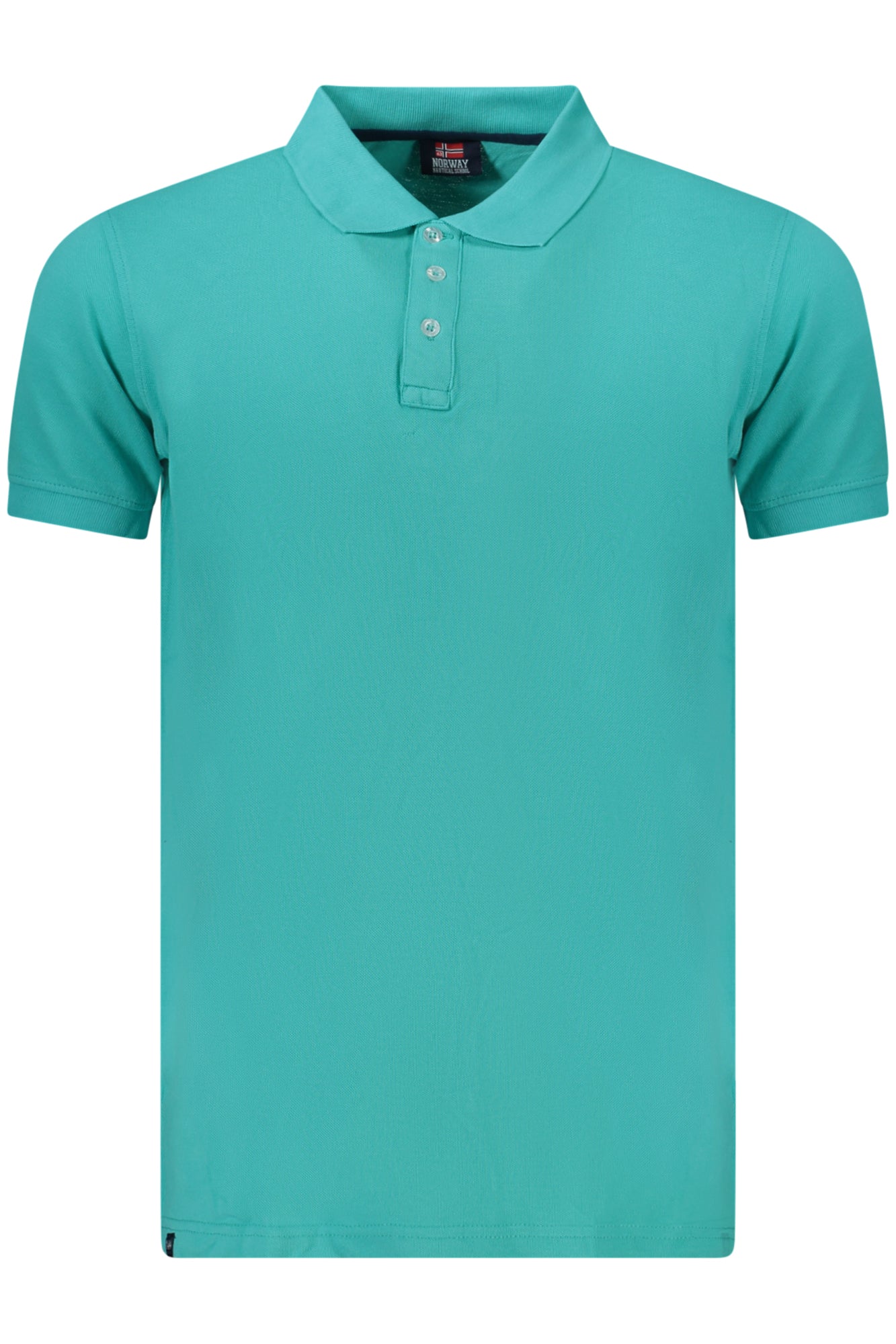 NORWAY 1963 POLO MANICHE CORTE UOMO AZZURRO
