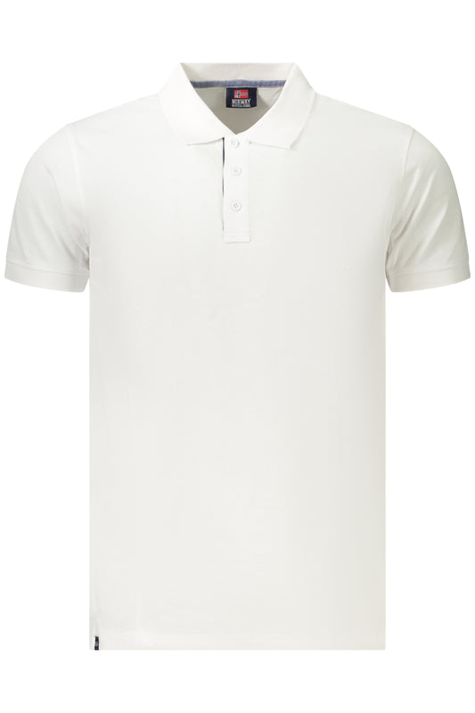 NORWAY 1963 POLO MANICHE CORTE UOMO BIANCO