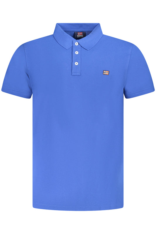 NORWAY 1963 POLO MANICHE CORTE UOMO BLU