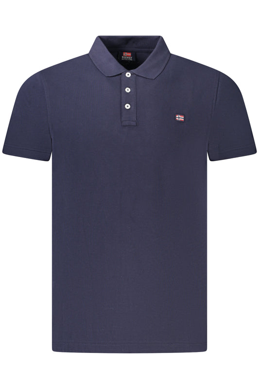 NORWAY 1963 POLO MANICHE CORTE UOMO BLU