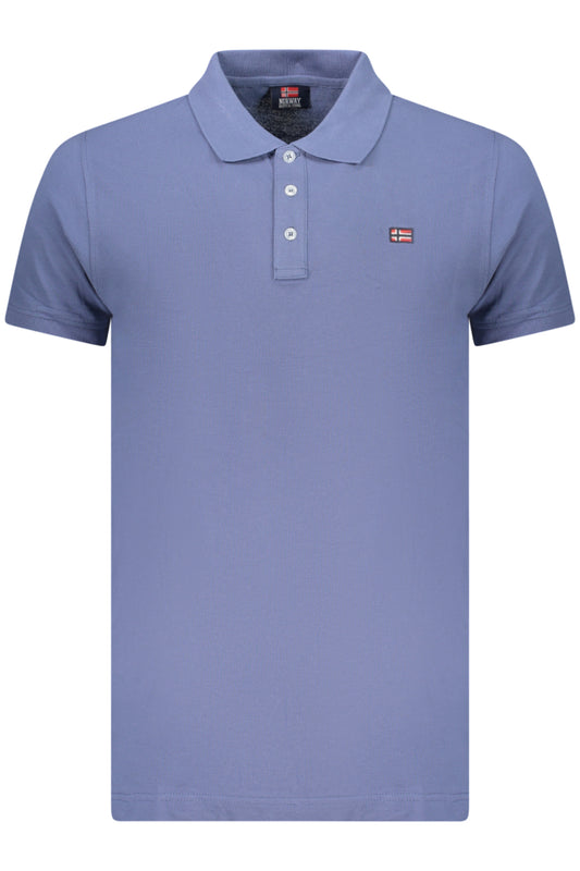 NORWAY 1963 POLO MANICHE CORTE UOMO BLU