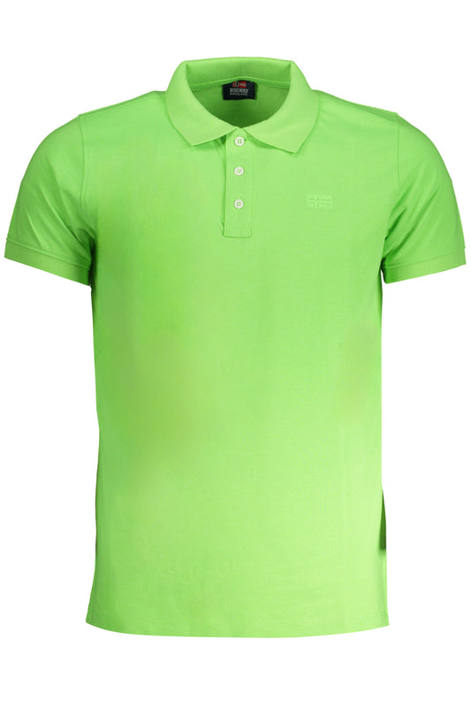 NORWAY 1963 POLO MANICHE CORTE UOMO VERDE