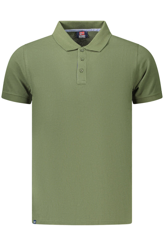 NORWAY 1963 POLO MANICHE CORTE UOMO VERDE
