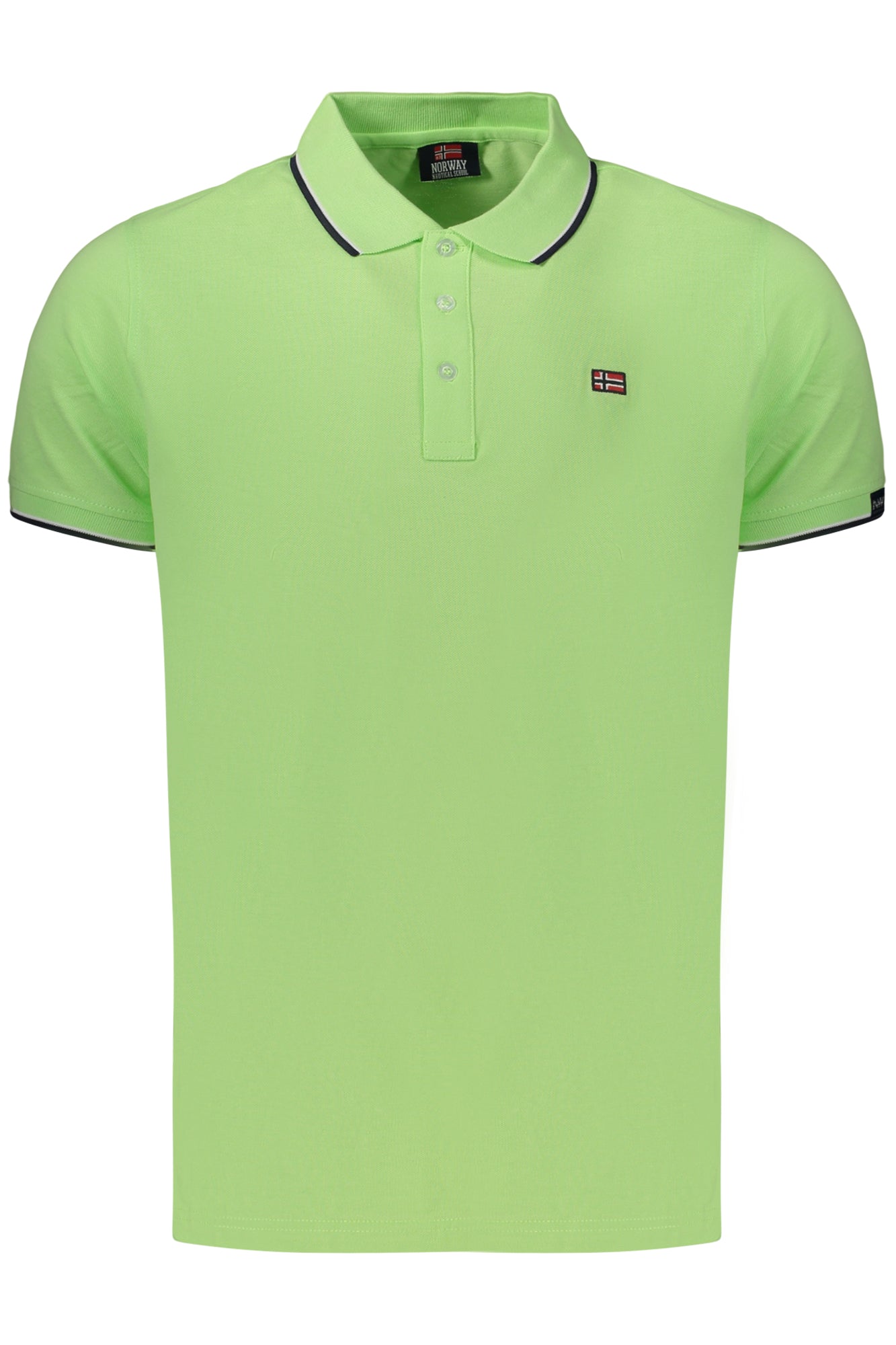 NORWAY 1963 POLO MANICHE CORTE UOMO VERDE