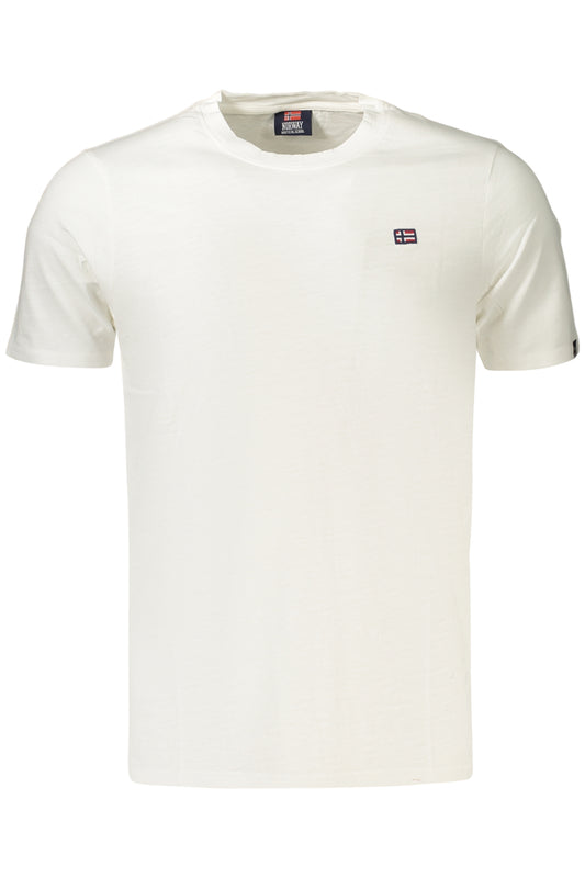 NORWAY 1963 T-SHIRT MANICHE CORTE UOMO BIANCO