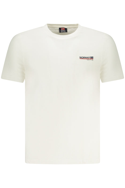 NORWAY 1963 T-SHIRT MANICHE CORTE UOMO BIANCO
