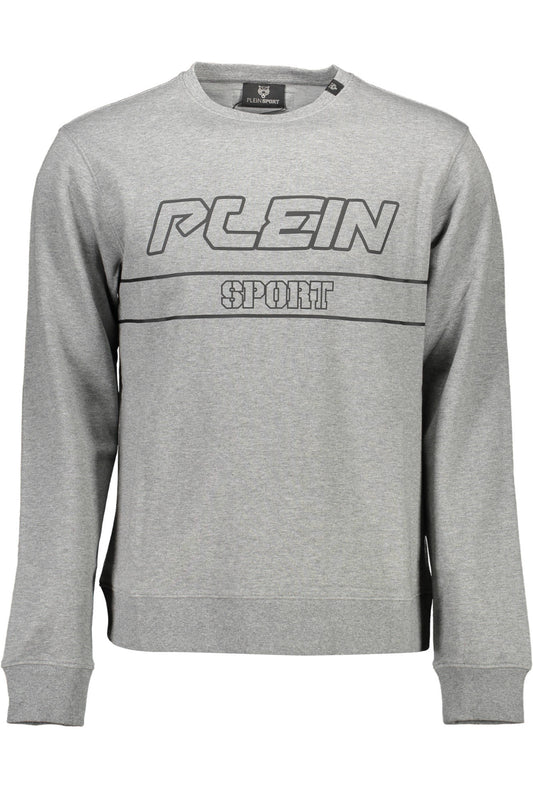 PLEIN SPORT FELPA SENZA ZIP UOMO GRIGIO