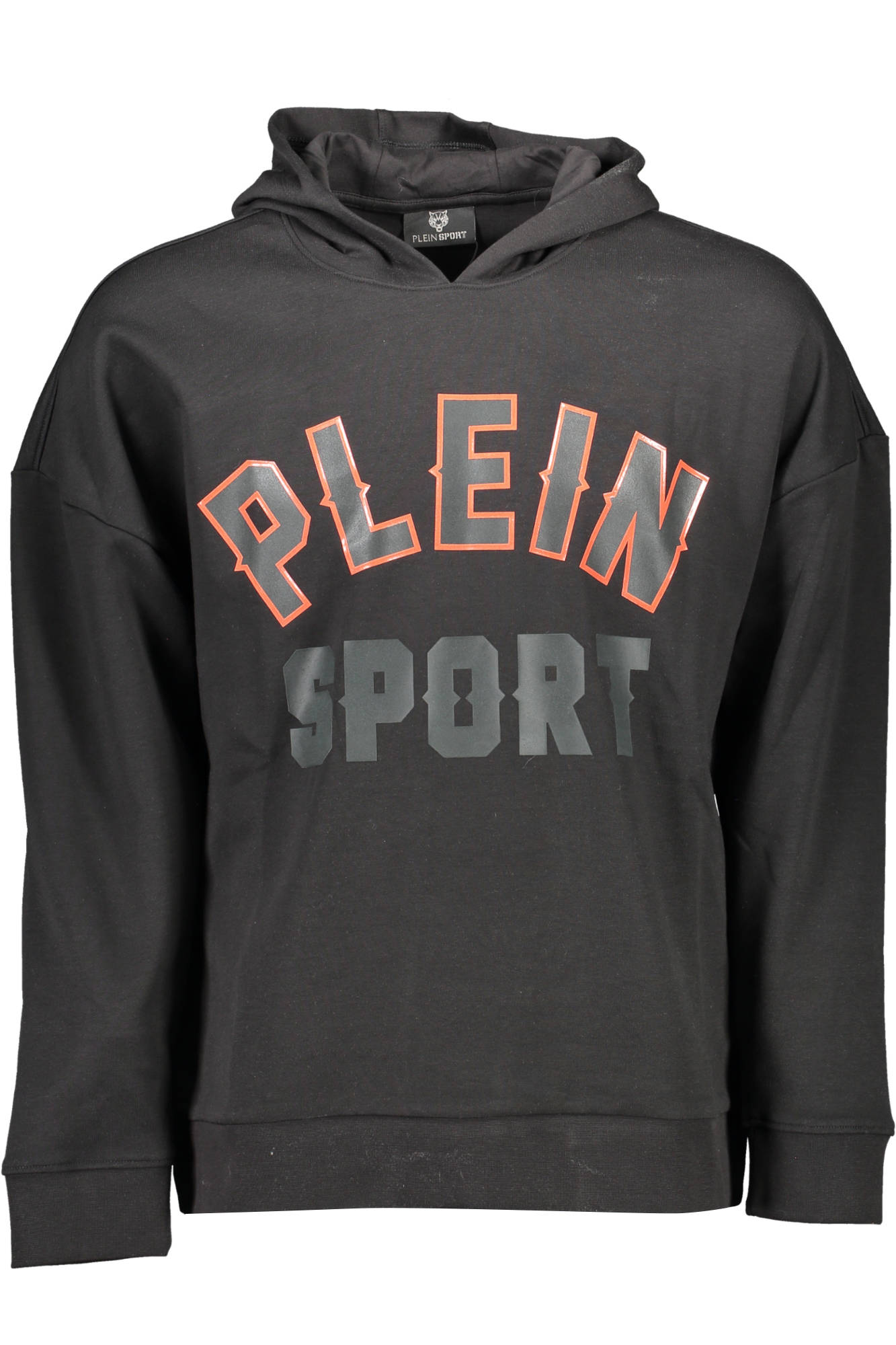 PLEIN SPORT FELPA SENZA ZIP UOMO NERO
