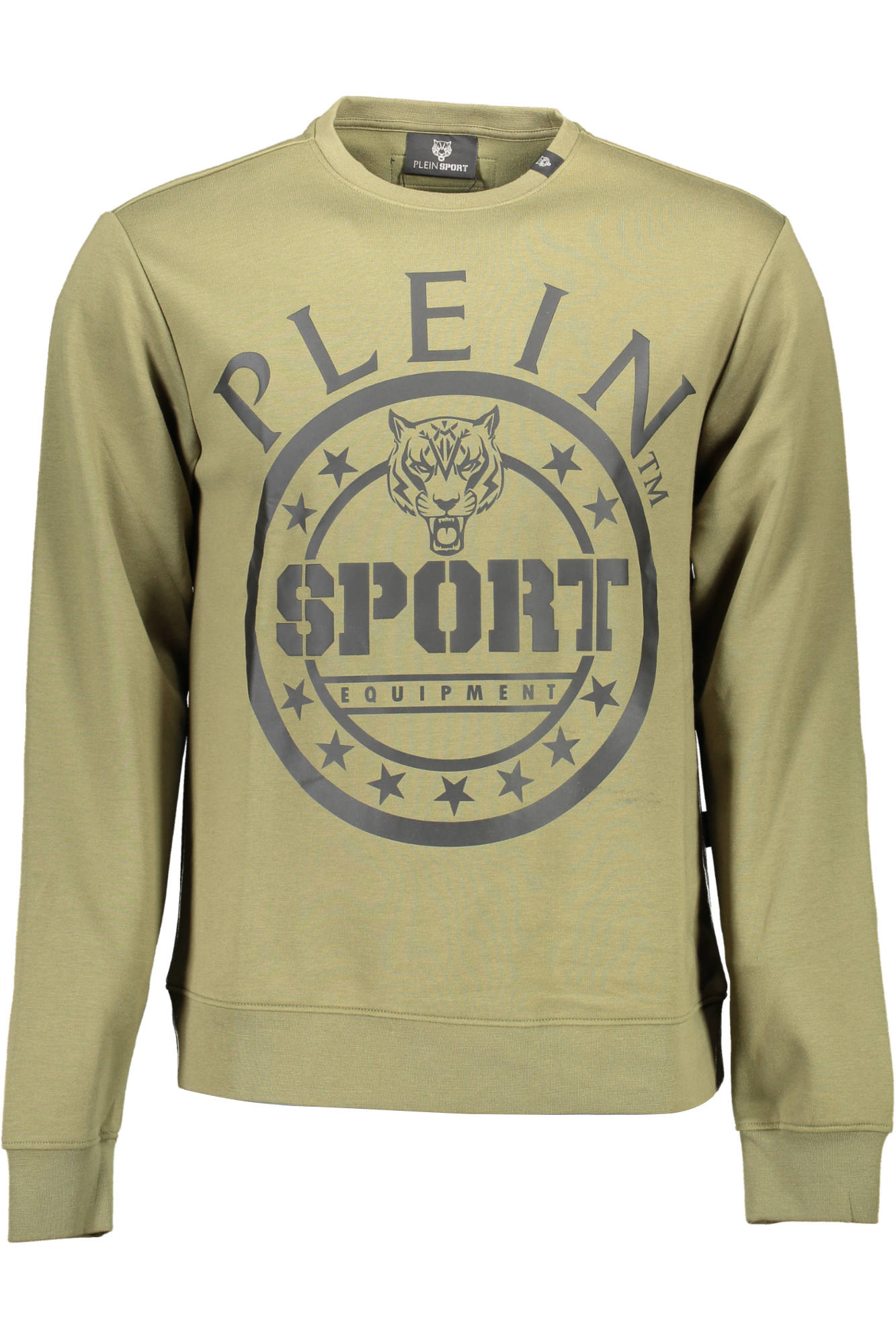 PLEIN SPORT FELPA SENZA ZIP UOMO VERDE