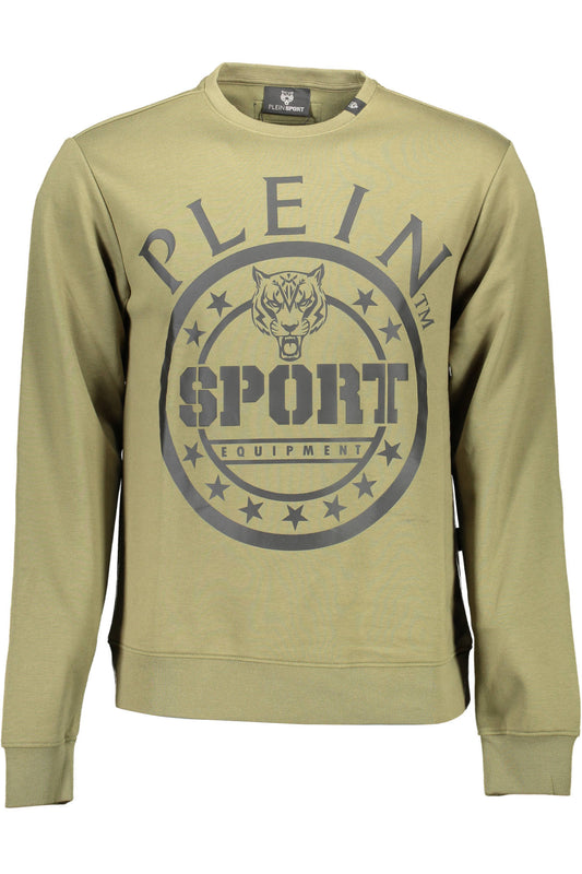 PLEIN SPORT FELPA SENZA ZIP UOMO VERDE