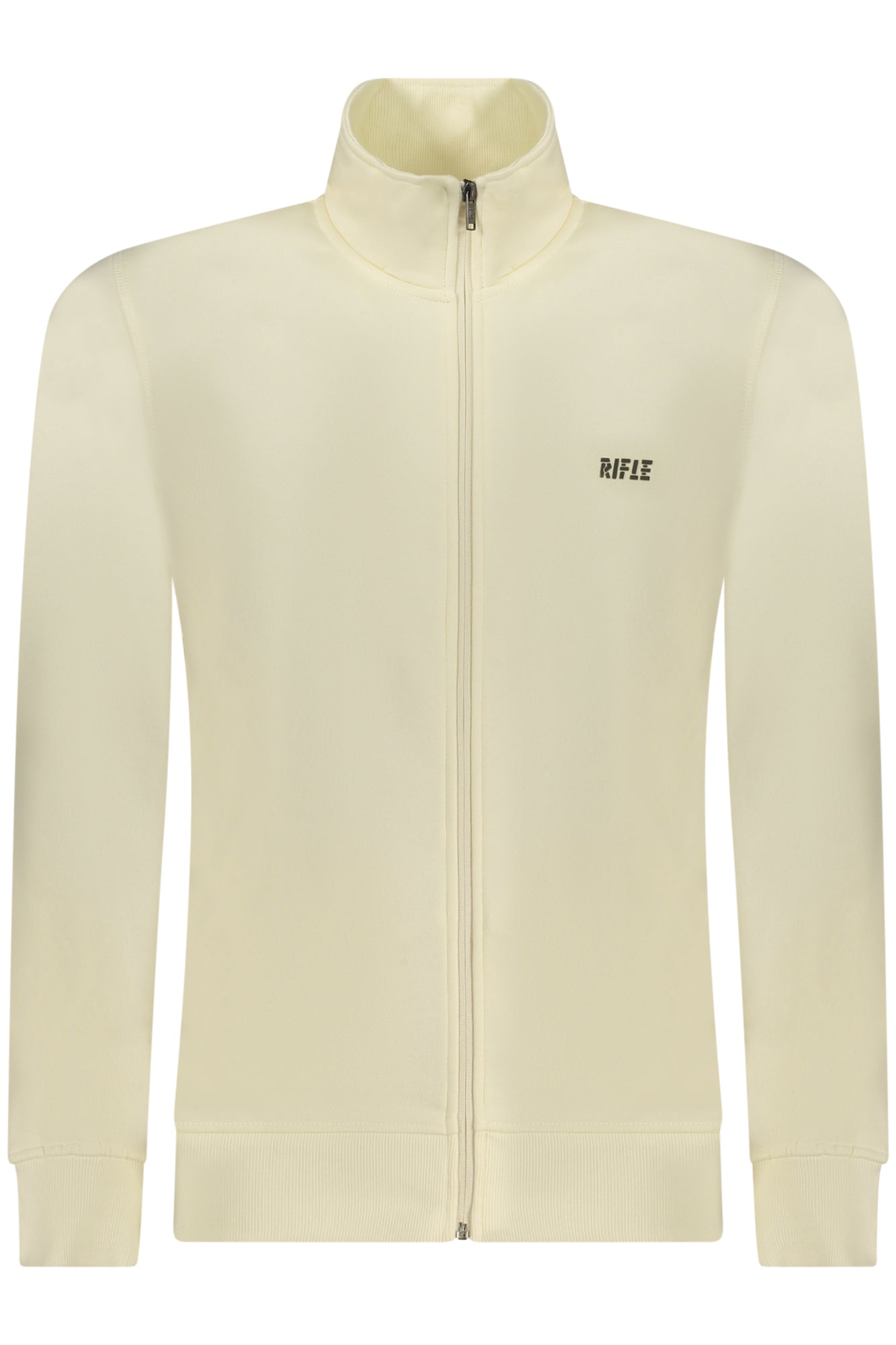 RIFLE FELPA CON ZIP UOMO BIANCO