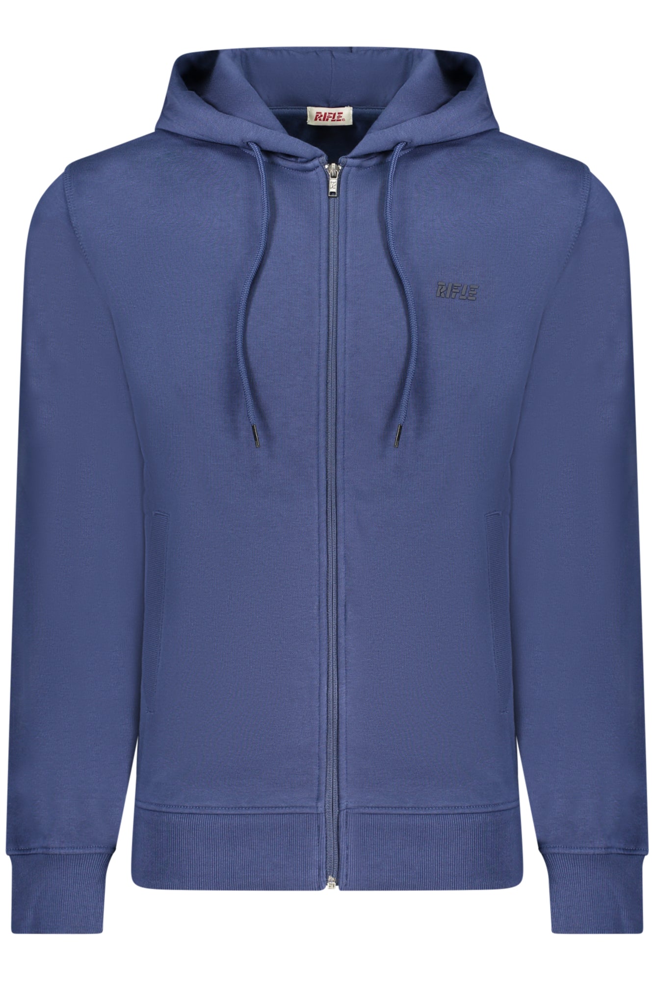 RIFLE FELPA CON ZIP UOMO BLU