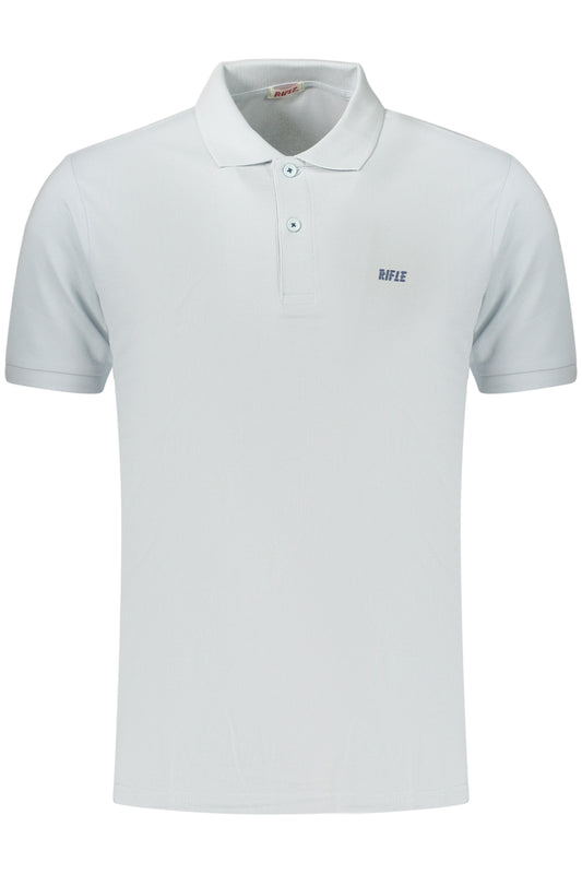 RIFLE POLO MANICHE CORTE UOMO AZZURRO