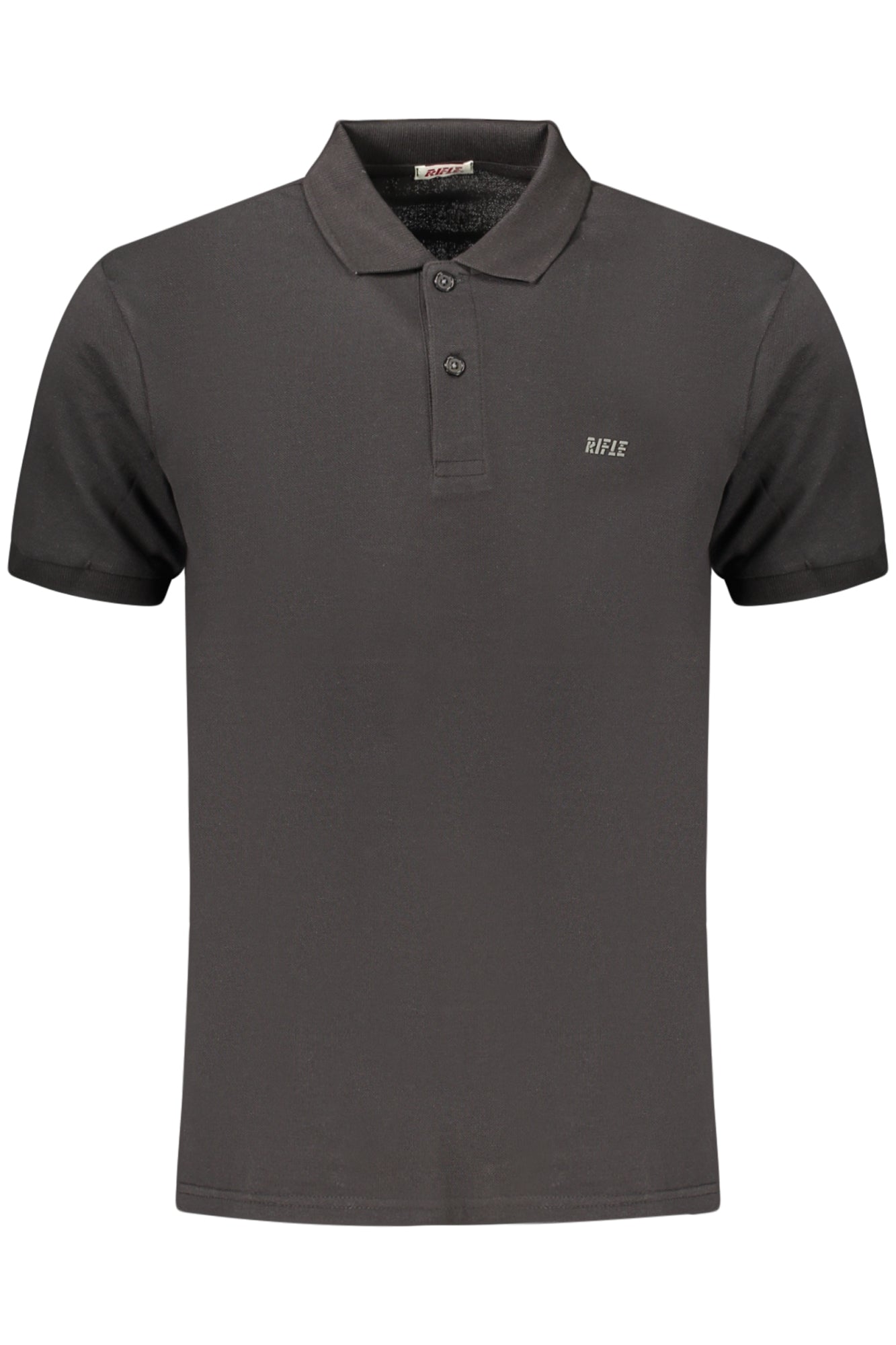 RIFLE POLO MANICHE CORTE UOMO NERO