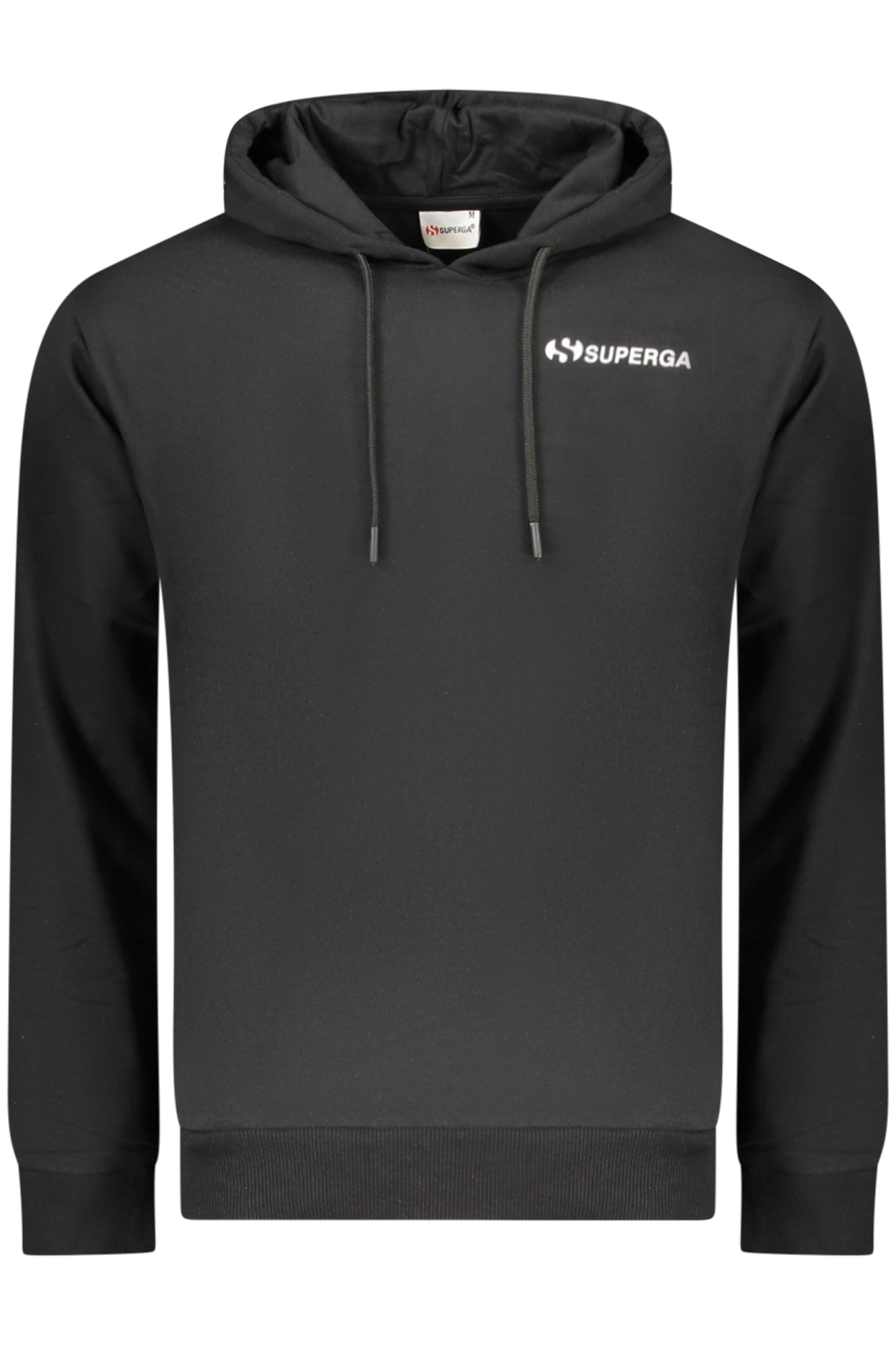 SUPERGA FELPA SENZA ZIP UOMO NERO