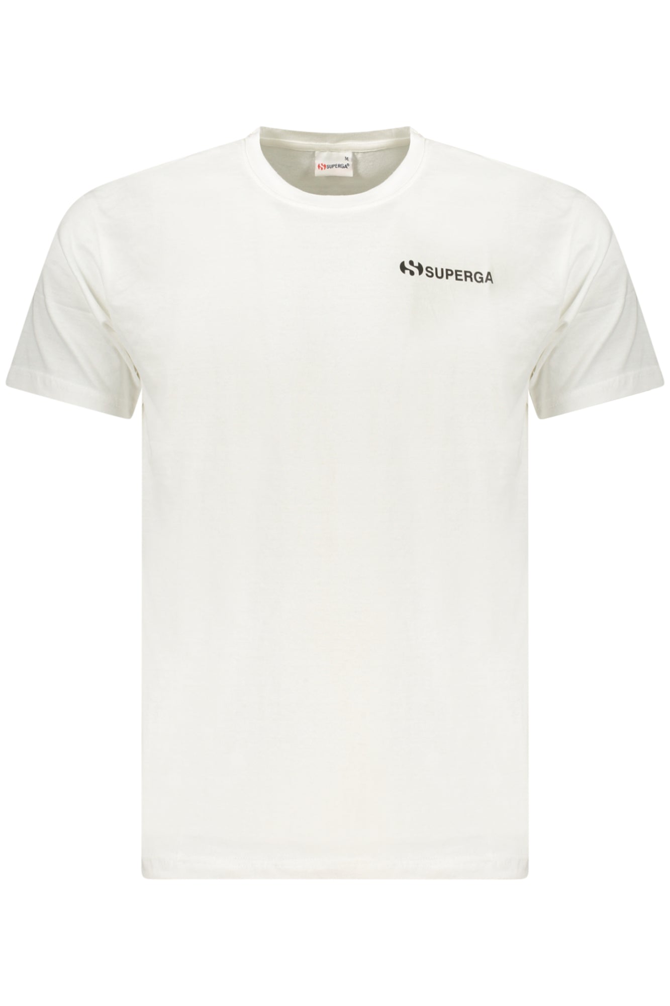 SUPERGA T-SHIRT MANICHE CORTE UOMO BIANCO