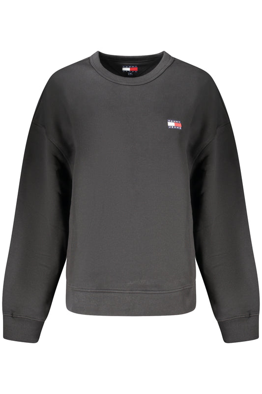 TOMMY HILFIGER FELPA SENZA ZIP DONNA NERO