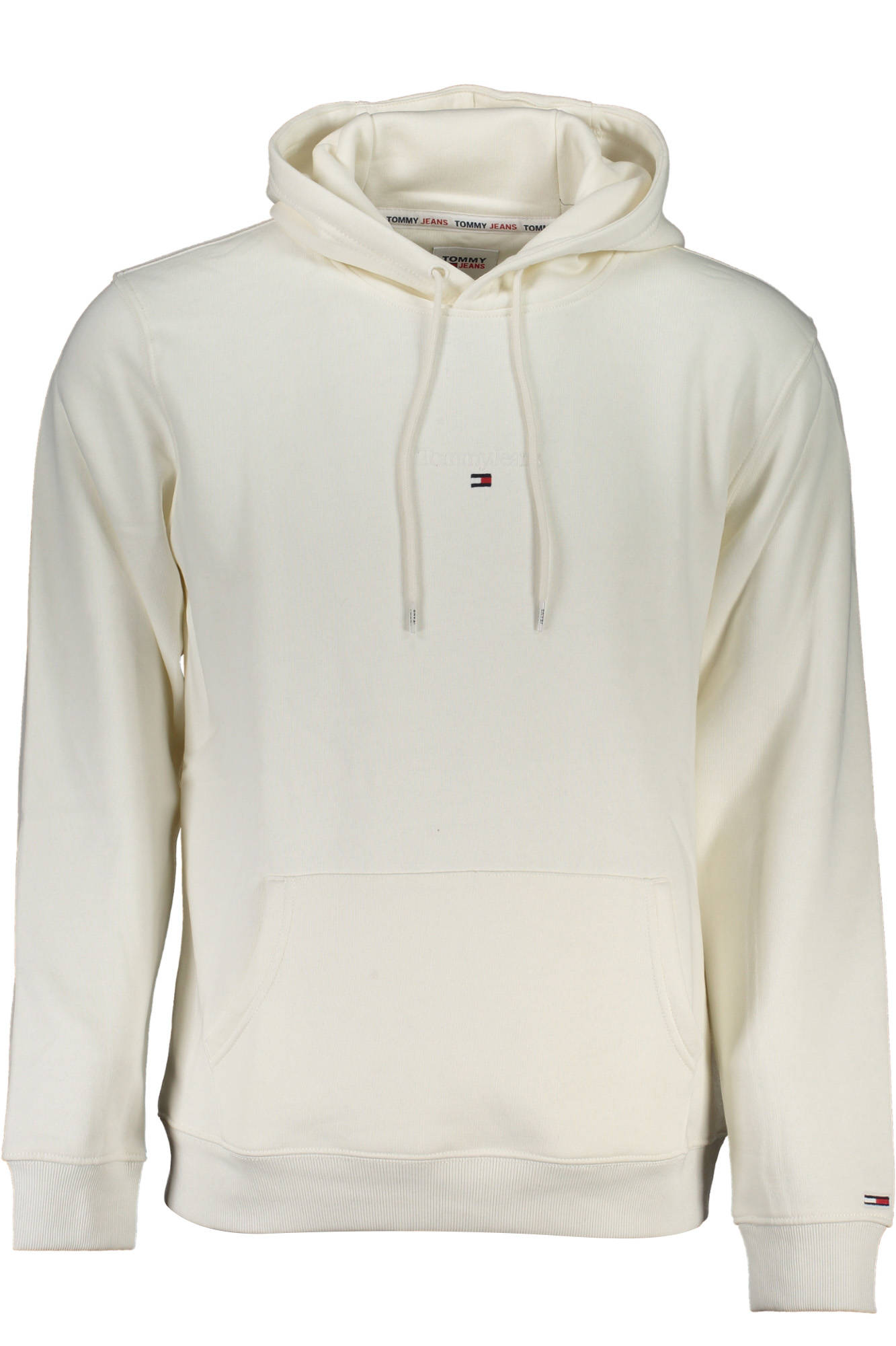 TOMMY HILFIGER FELPA SENZA ZIP UOMO BIANCO