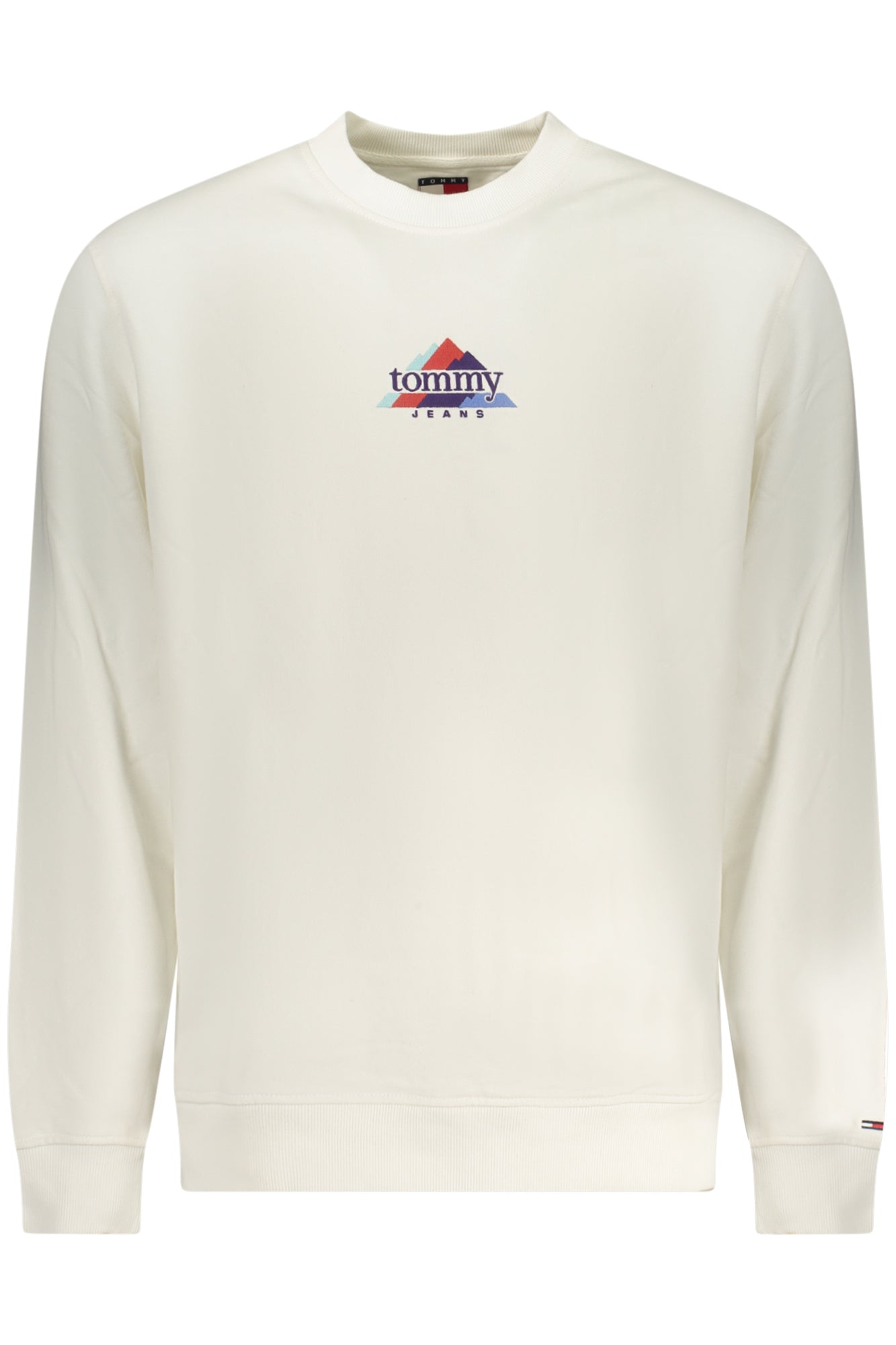 TOMMY HILFIGER FELPA SENZA ZIP UOMO BIANCO
