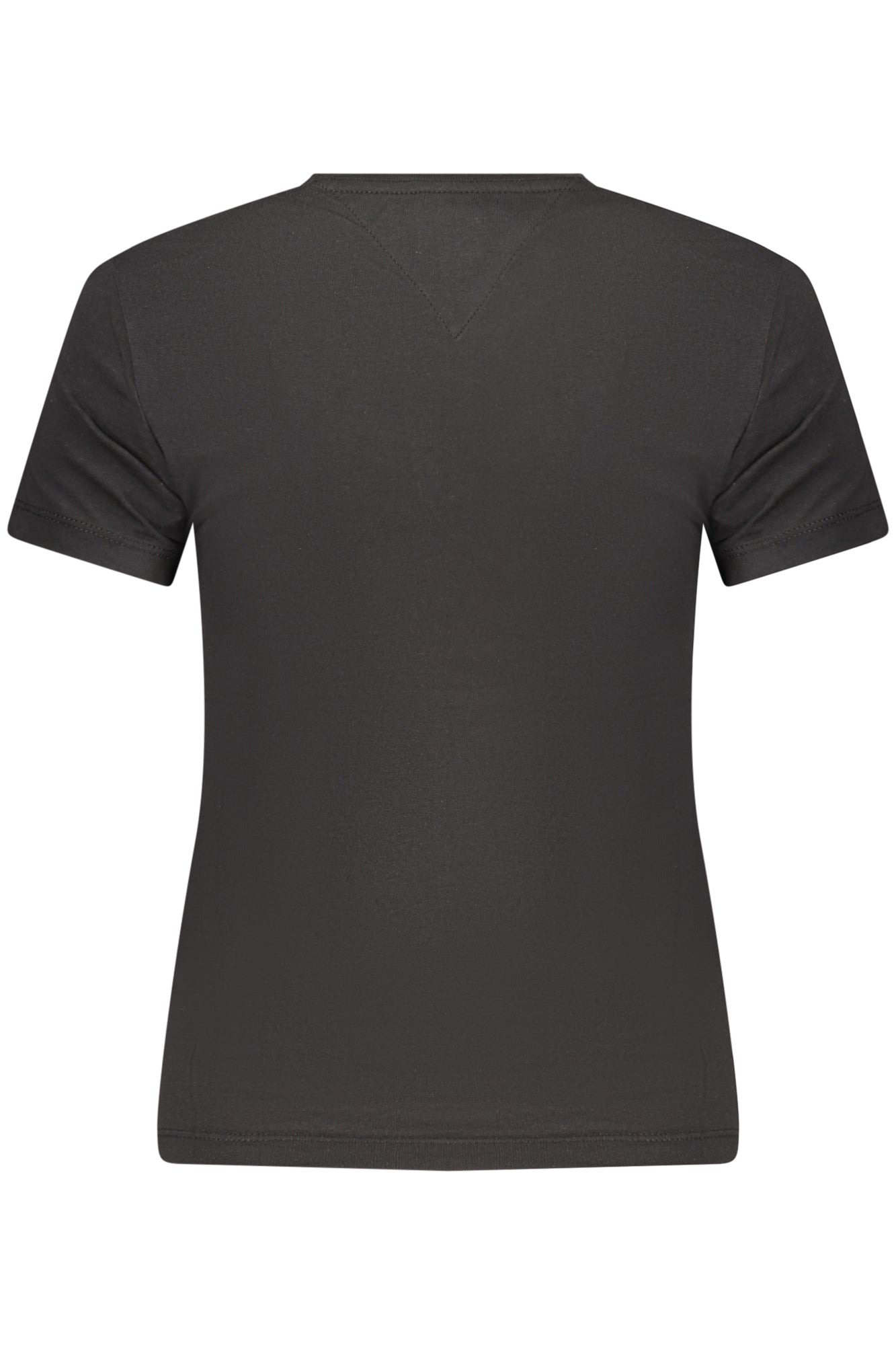 TOMMY HILFIGER T-SHIRT MANICHE CORTE DONNA NERO