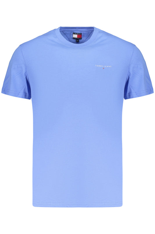 TOMMY HILFIGER T-SHIRT MANICHE CORTE UOMO AZZURRO