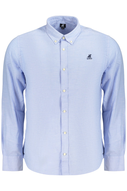 U.S. GRAND CAMICIA MANICHE LUNGHE UOMO AZZURRO