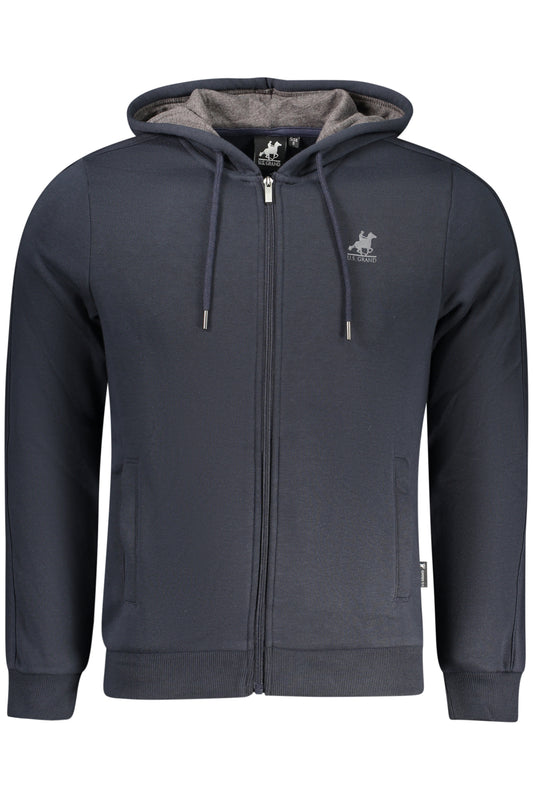 U.S. GRAND FELPA CON ZIP UOMO BLU