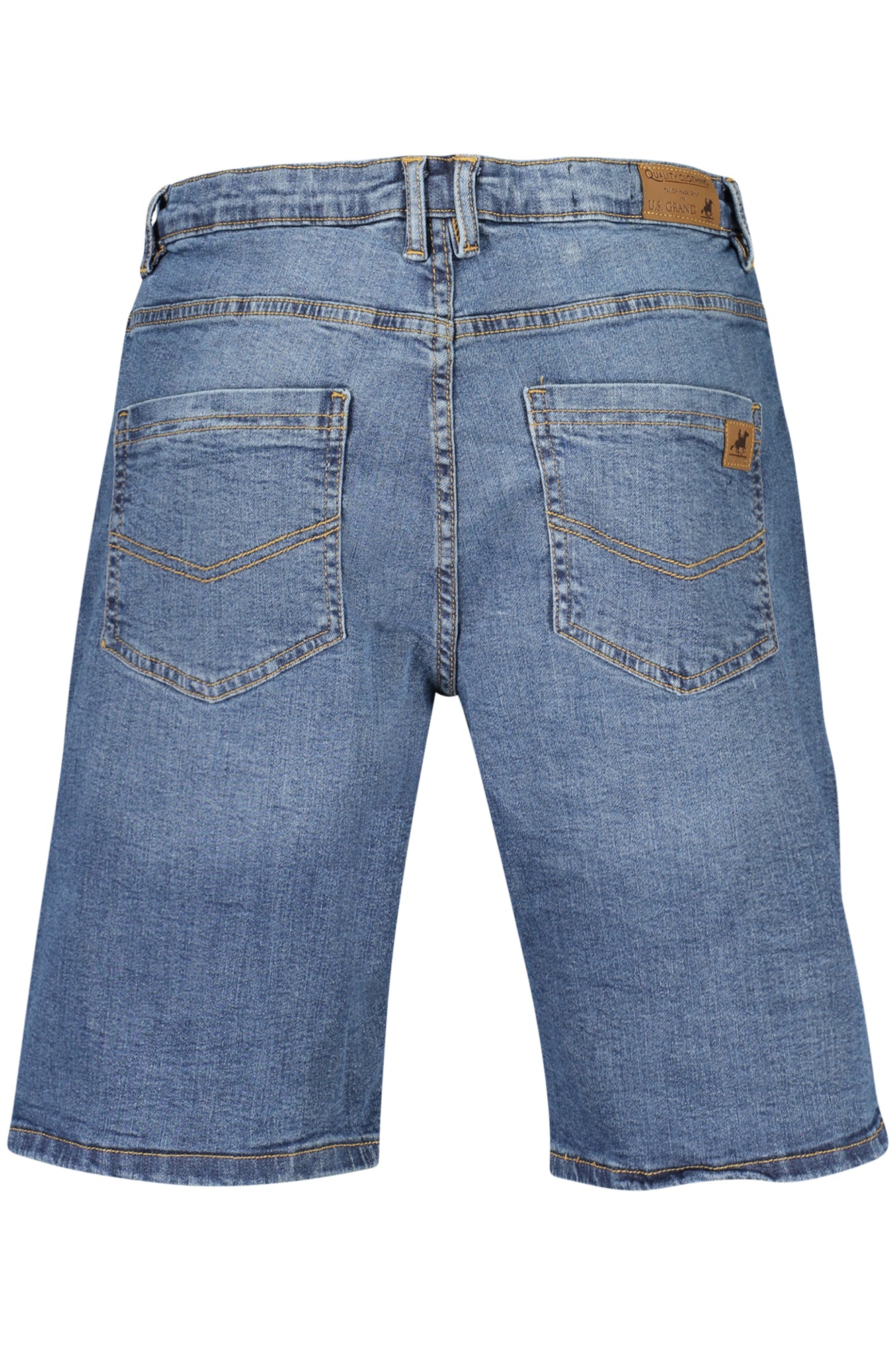 U.S. GRAND JEANS SHORT UOMO BLU