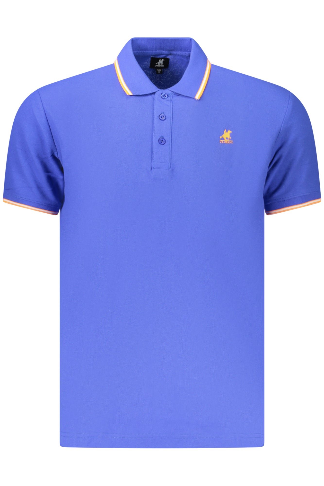 U.S. GRAND POLO MANICHE CORTE UOMO BLU