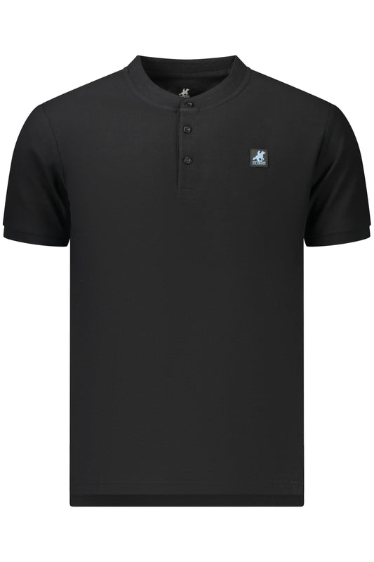 U.S. GRAND POLO MANICHE CORTE UOMO NERO