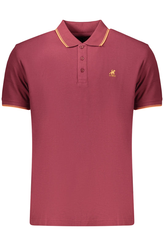 U.S. GRAND POLO MANICHE CORTE UOMO ROSSO