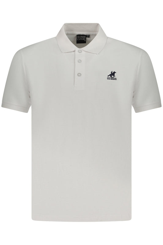 U.S. GRAND POLO MANICHE CORTE UOMO BIANCO