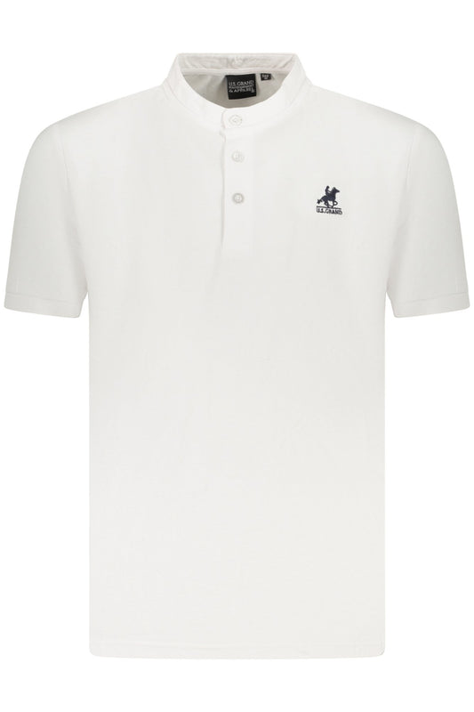 U.S. GRAND POLO MANICHE CORTE UOMO BIANCO