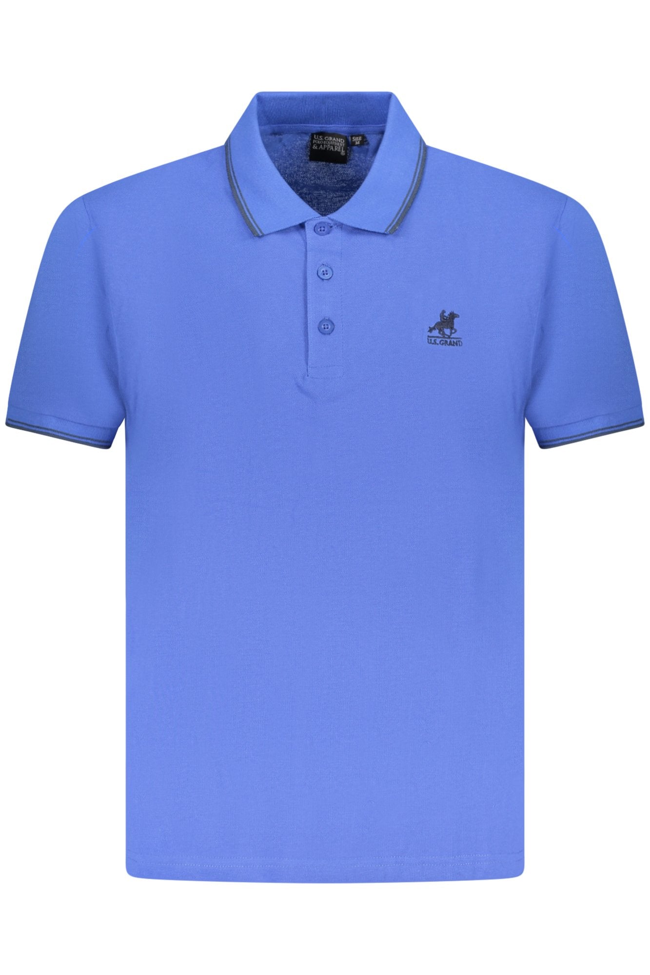 U.S. GRAND POLO MANICHE CORTE UOMO BLU