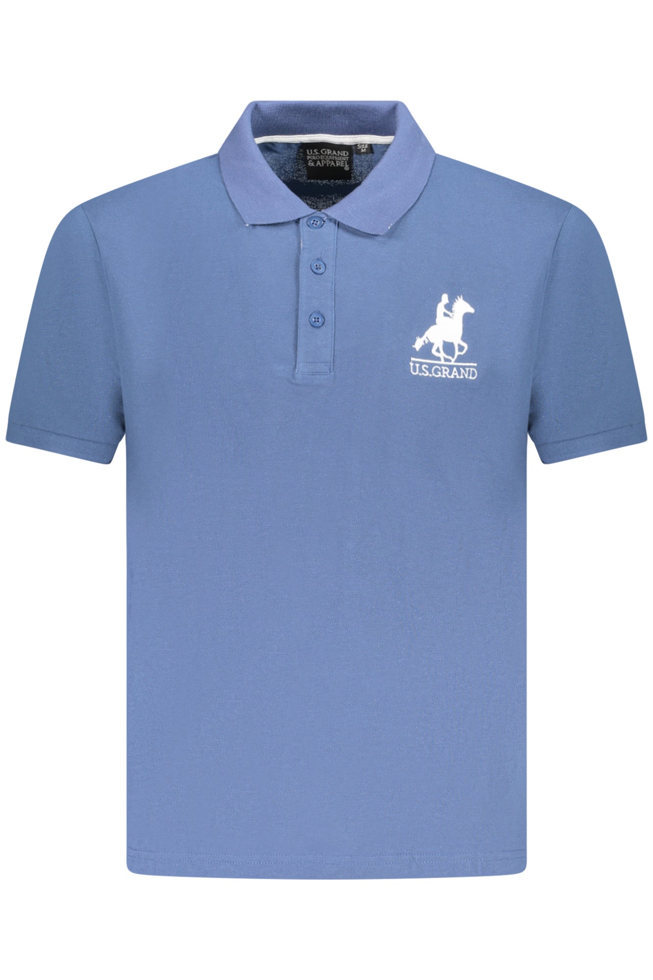 U.S. GRAND POLO MANICHE CORTE UOMO BLU