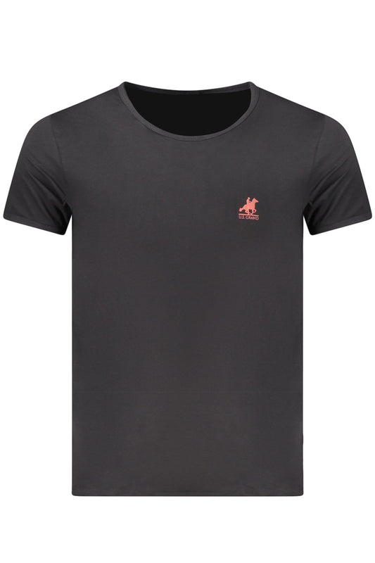 U.S. GRAND T-SHIRT MANICHE CORTE UOMO NERO