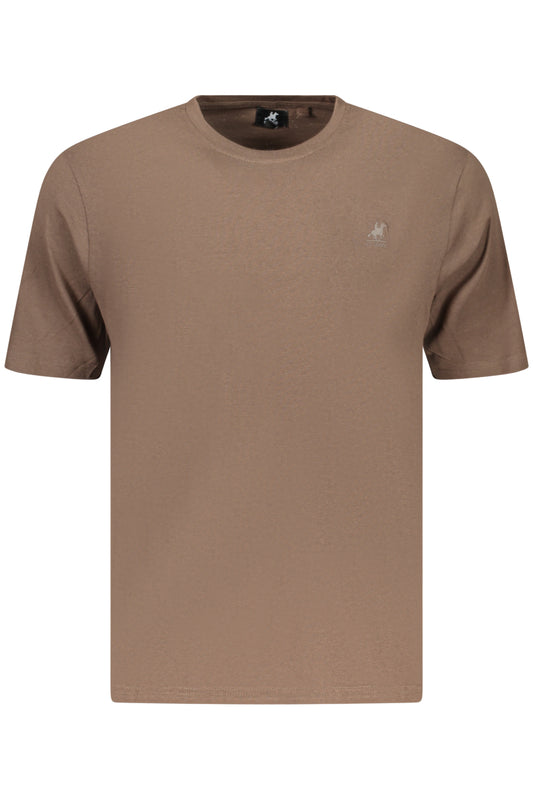 U.S. GRAND T-SHIRT MANICHE CORTE UOMO MARRONE
