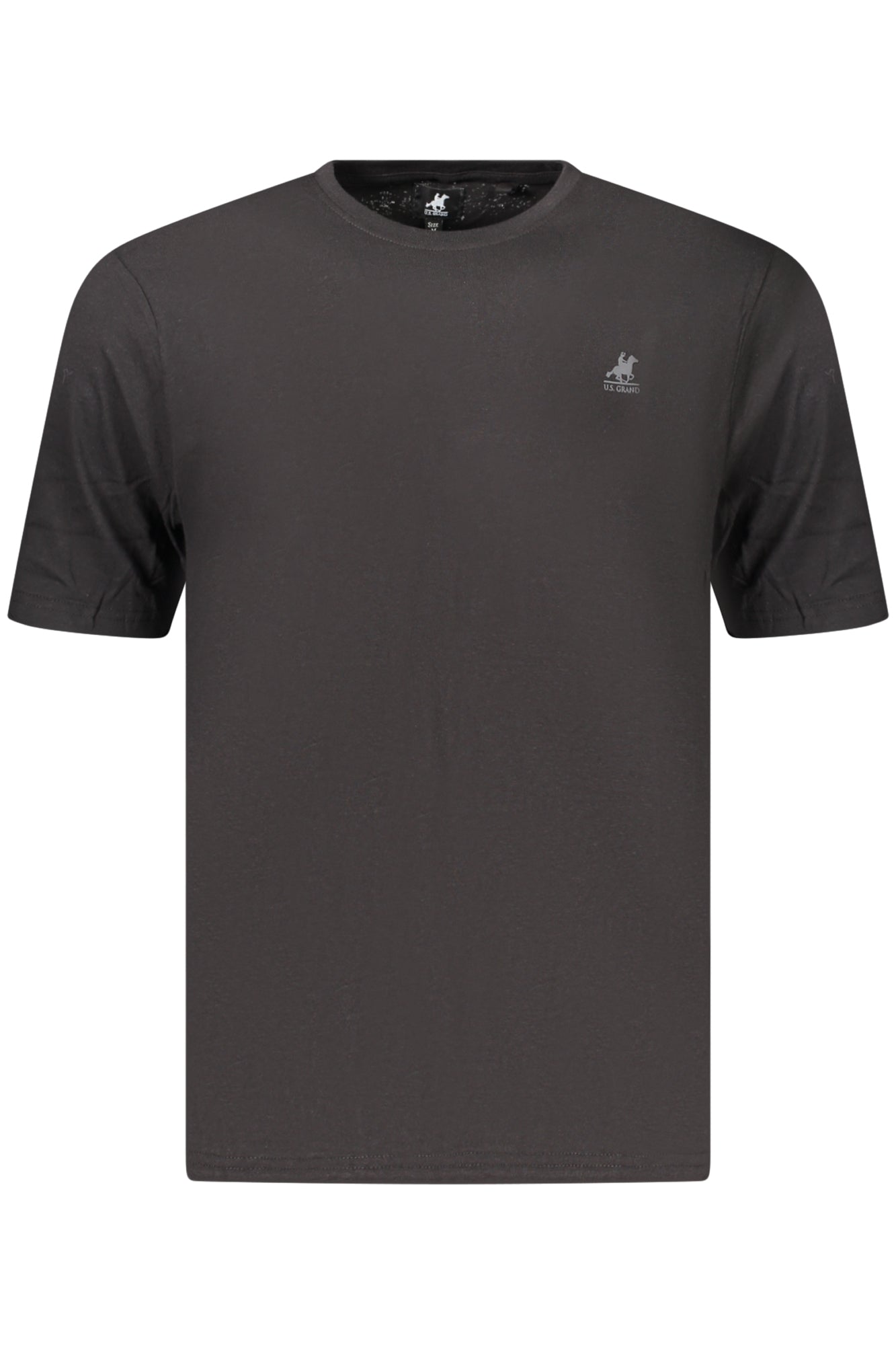 U.S. GRAND T-SHIRT MANICHE CORTE UOMO NERO