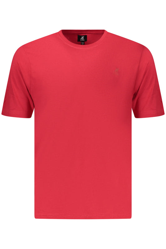 U.S. GRAND T-SHIRT MANICHE CORTE UOMO ROSSO
