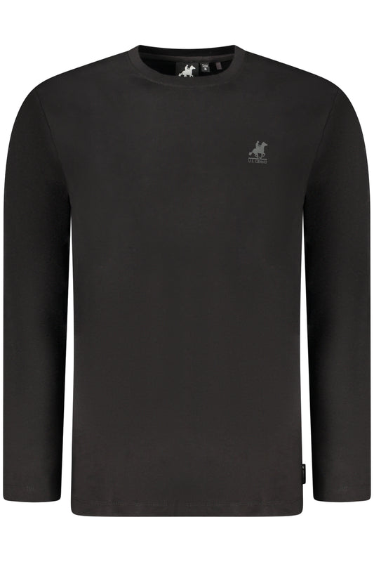 U.S. GRAND T-SHIRT MANICHE LUNGHE UOMO NERO