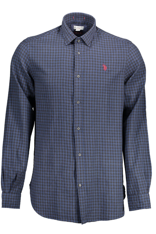 U.S. POLO ASSN. CAMICIA MANICHE LUNGHE UOMO BLU