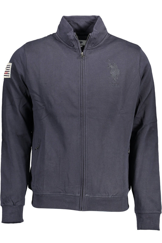 U.S. POLO ASSN. FELPA CON ZIP UOMO BLU