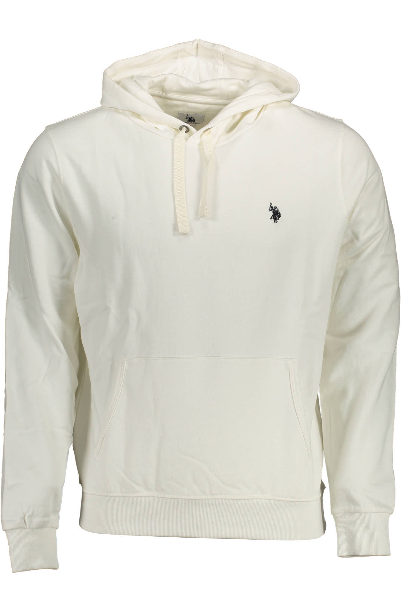 U.S. POLO ASSN. FELPA SENZA ZIP UOMO BIANCO