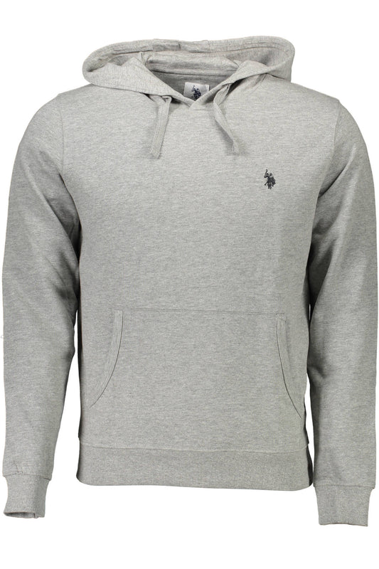 U.S. POLO ASSN. FELPA SENZA ZIP UOMO GRIGIO