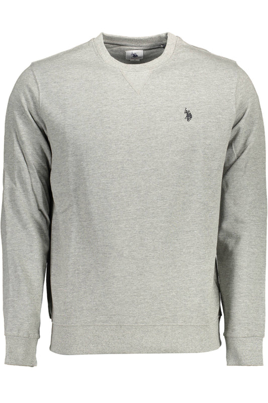 U.S. POLO ASSN. FELPA SENZA ZIP UOMO GRIGIO